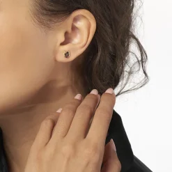 Histoire d'Or Boucles D'oreilles Puces Vrille Ovale Or Jaune Quartz* Boucles D'Oreilles|Clous D'Oreilles