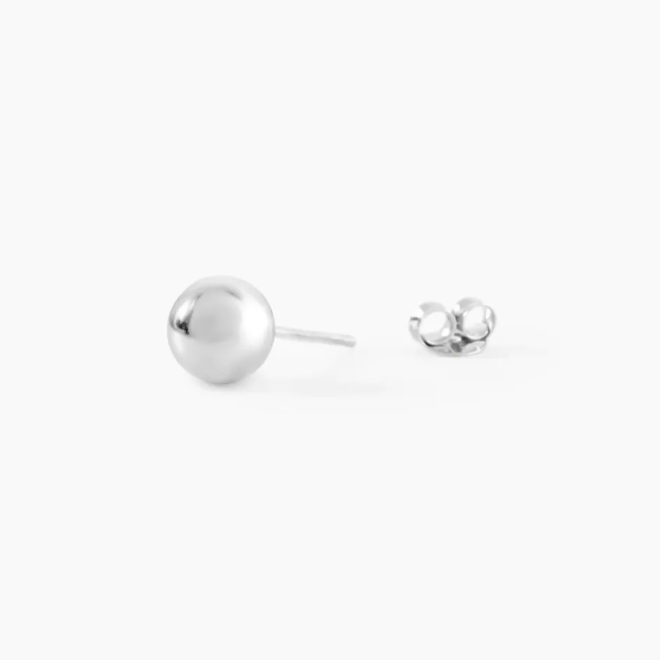 Clearance Histoire d'Or Boucles D'oreilles Puces Virgie argent blanc