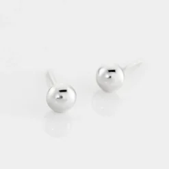 Clearance Histoire d'Or Boucles D'oreilles Puces Virgie argent blanc