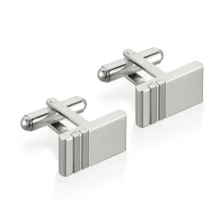 Clearance Histoire d'Or Boutons De Manchette Acier Blanc Moritz