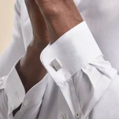 Clearance Histoire d'Or Boutons De Manchette Acier Blanc Moritz