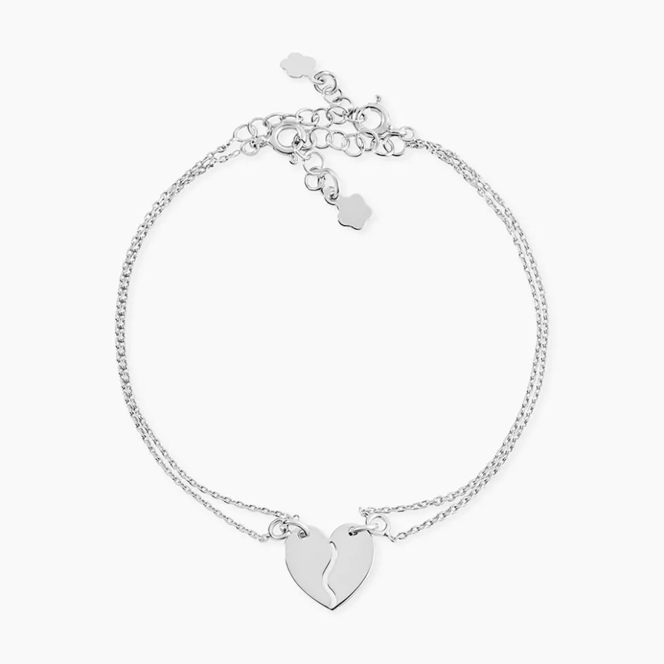 Clearance Histoire d'Or Bracelet Abrar Argent Blanc