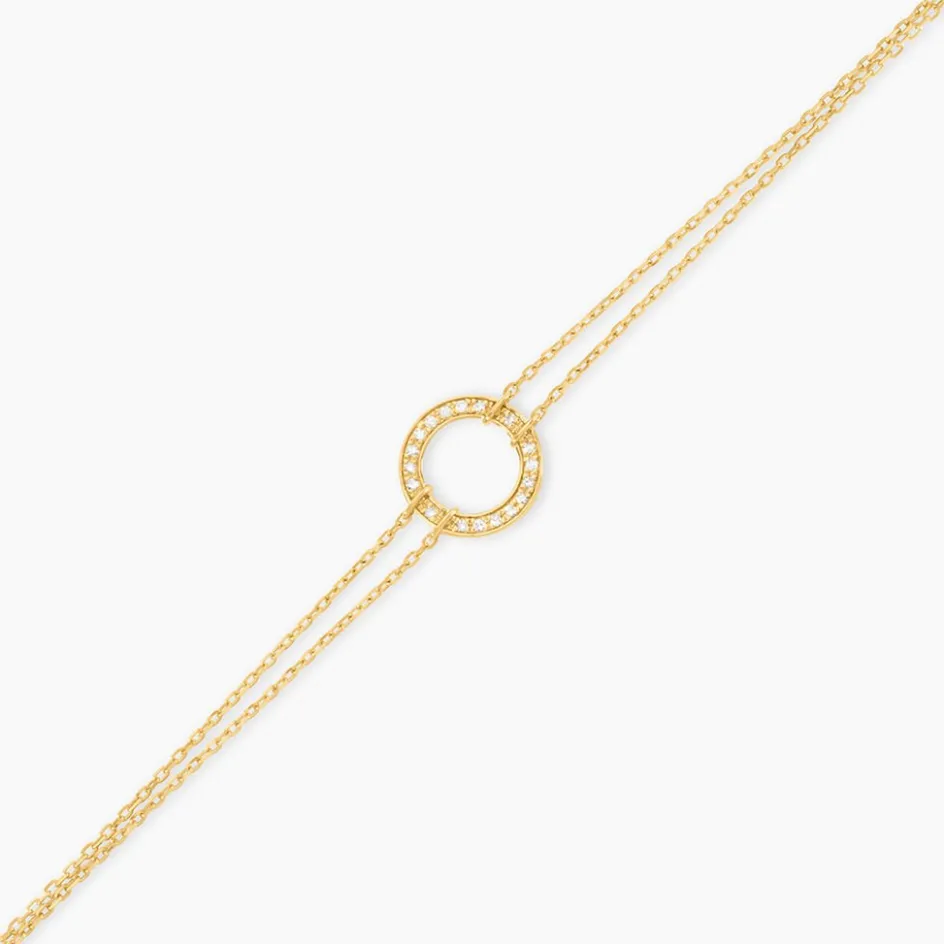 Outlet Histoire d'Or Bracelet Aislin Or Jaune Diamant
