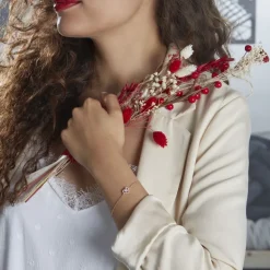 Clearance Histoire d'Or Bracelet Alais Plaqué Or Oxyde De Zirconium plaqué or jaune oxyde