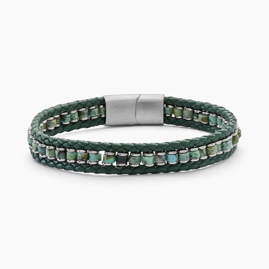 Histoire d'Or Bracelet Alassio Acier Blanc Turquoise* Bracelets|Bracelets Fantaisie