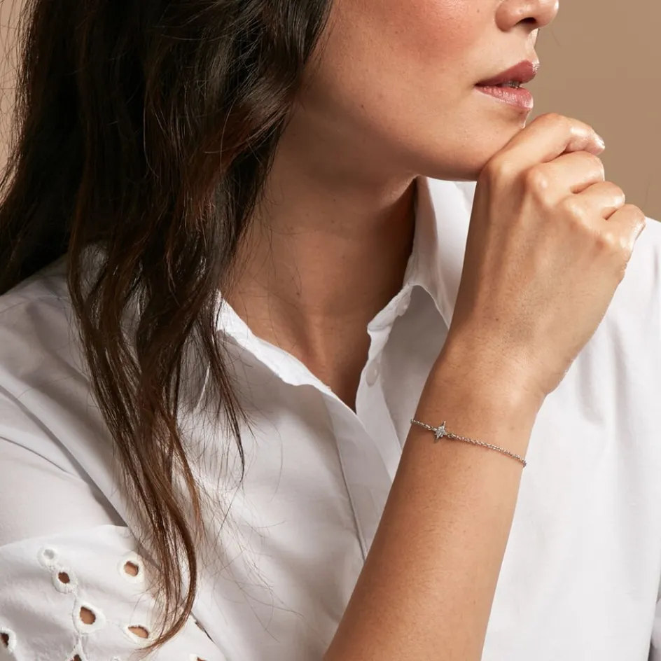 Sale Histoire d'Or Bracelet Alcyone Argent Blanc