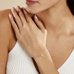 Best Histoire d'Or Bracelet Alda Argent Blanc Oxyde De Zirconium