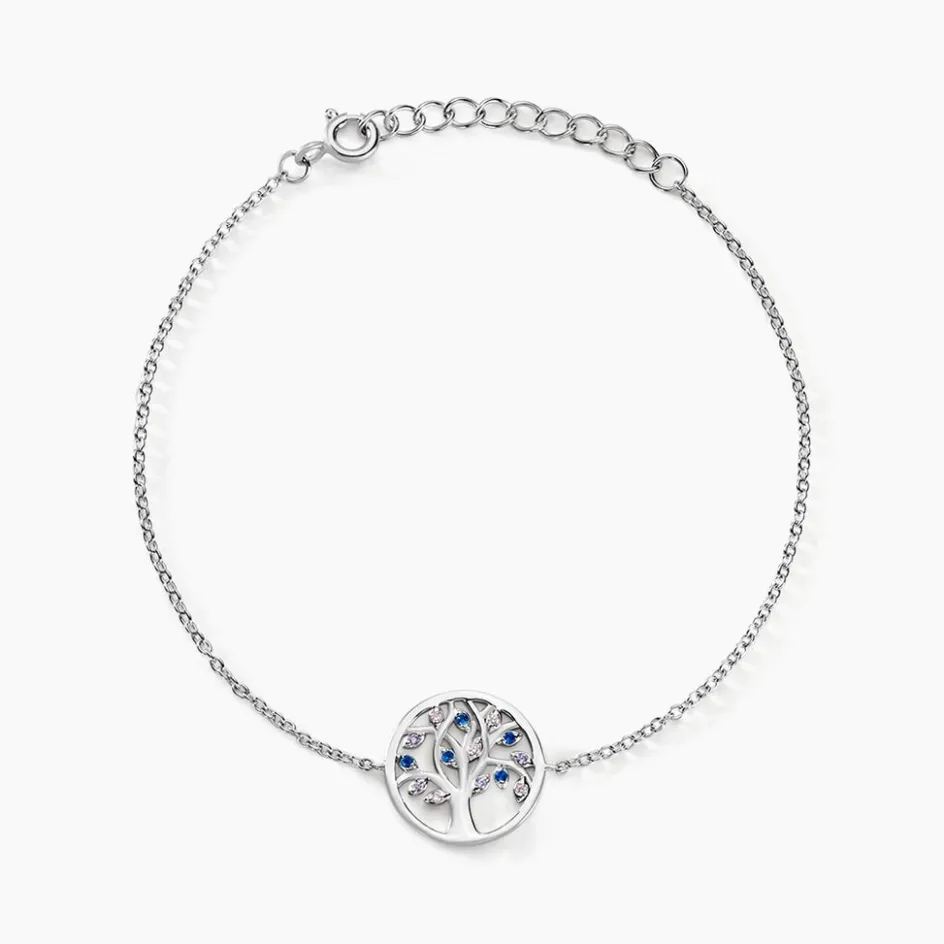 Outlet Histoire d'Or Bracelet Alive Argent Blanc Oxyde De Zirconium