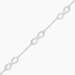 Clearance Histoire d'Or Bracelet Aliya Argent Blanc Rhodié