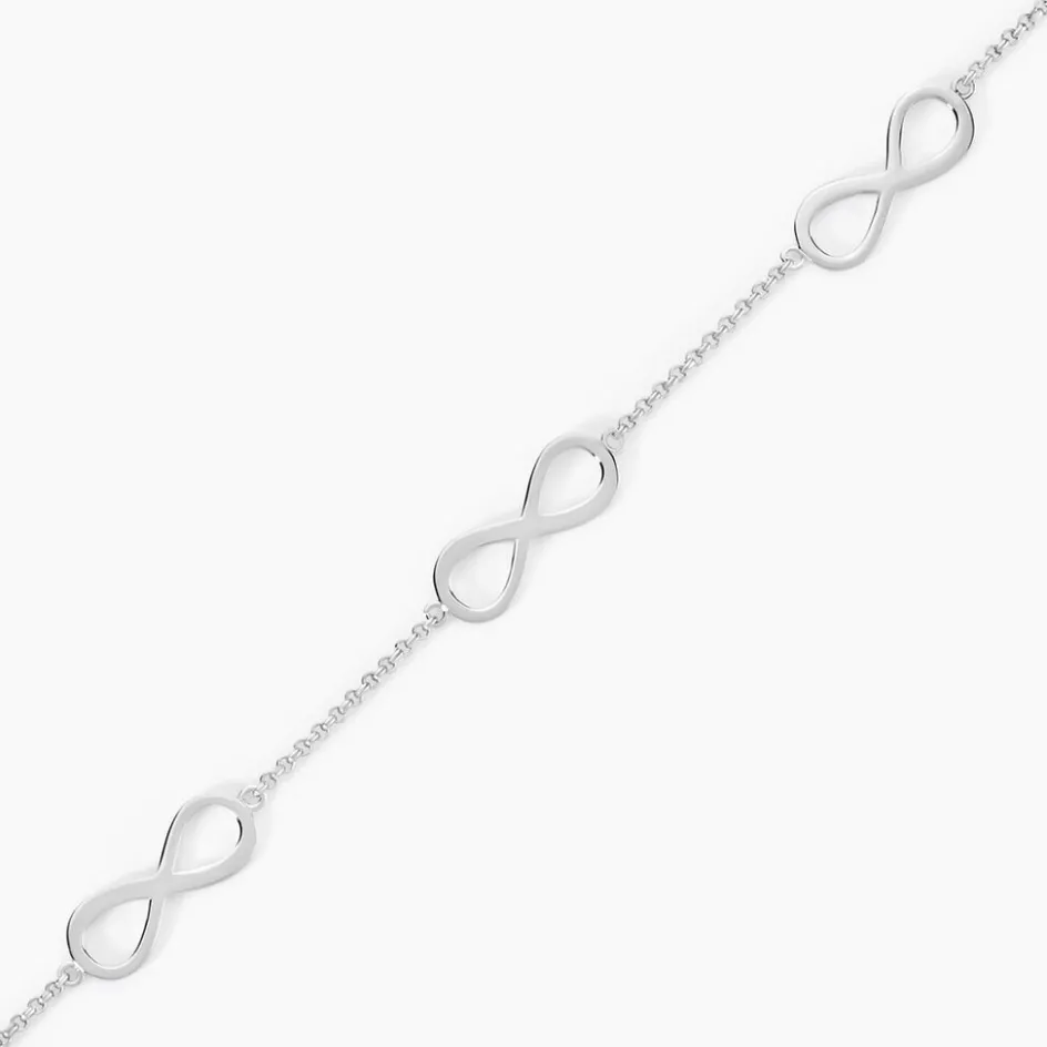 Clearance Histoire d'Or Bracelet Aliya Argent Blanc Rhodié