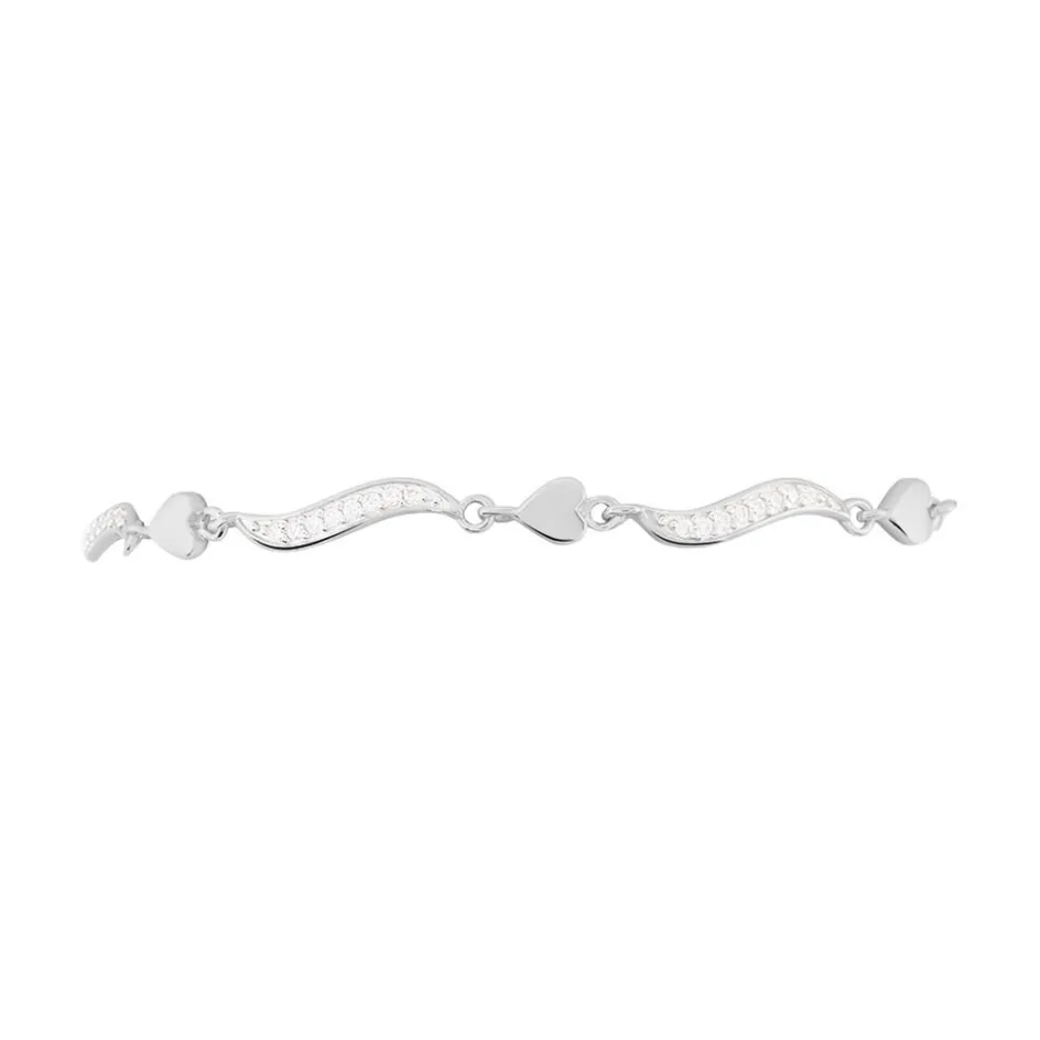 Best Histoire d'Or Bracelet Amor Argent Blanc Oxyde De Zirconium