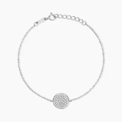 Sale Histoire d'Or Bracelet Angeles Argent Blanc Oxyde De Zirconium