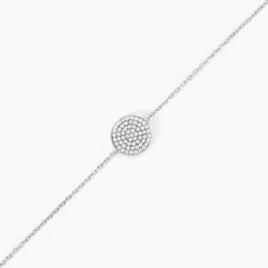 Sale Histoire d'Or Bracelet Angeles Argent Blanc Oxyde De Zirconium