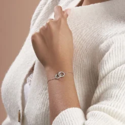 Clearance Histoire d'Or Bracelet Anne Argent Blanc Oxyde De Zirconium