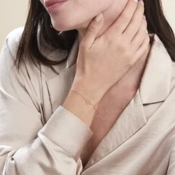 Clearance Histoire d'Or Bracelet Aquilegia Or Jaune