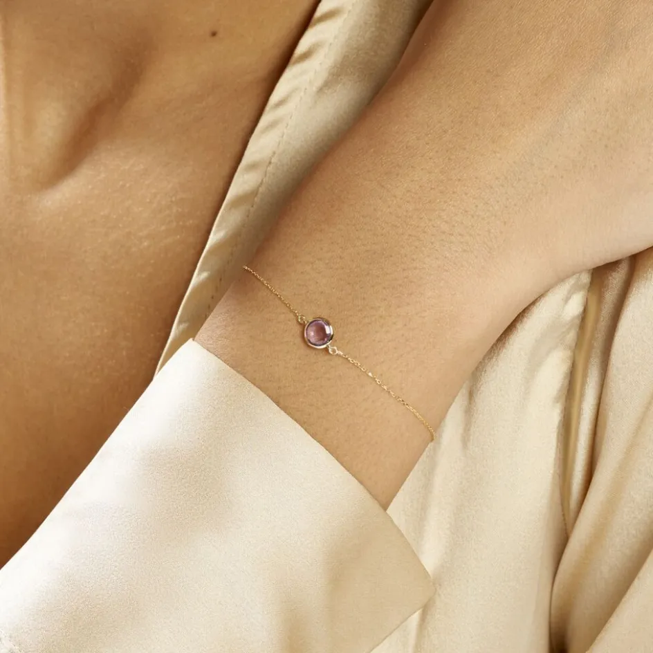 Histoire d'Or Bracelet Arenale Or Jaune Amethyste* Bracelets