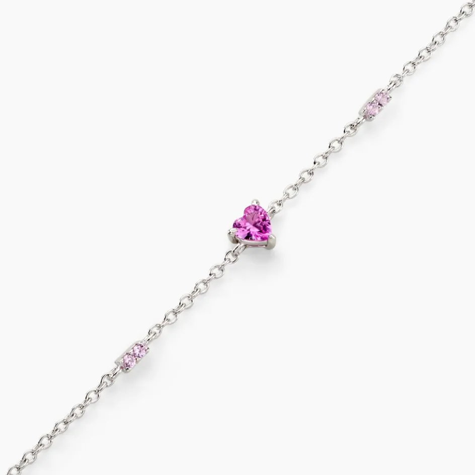 Hot Histoire d'Or Bracelet Argent Blanc Declaration Oxyde De Zirconium argent blanc oxyde