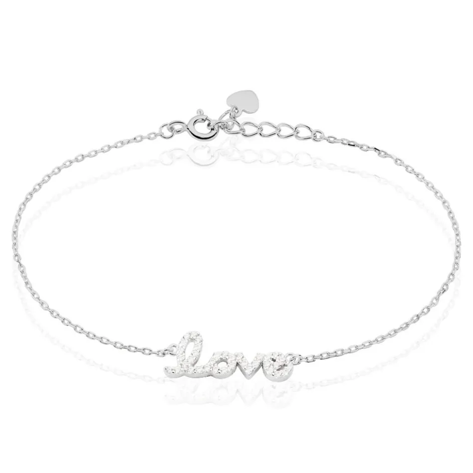 Sale Histoire d'Or Bracelet Argent Blanc Elly Oxyde De Zirconium