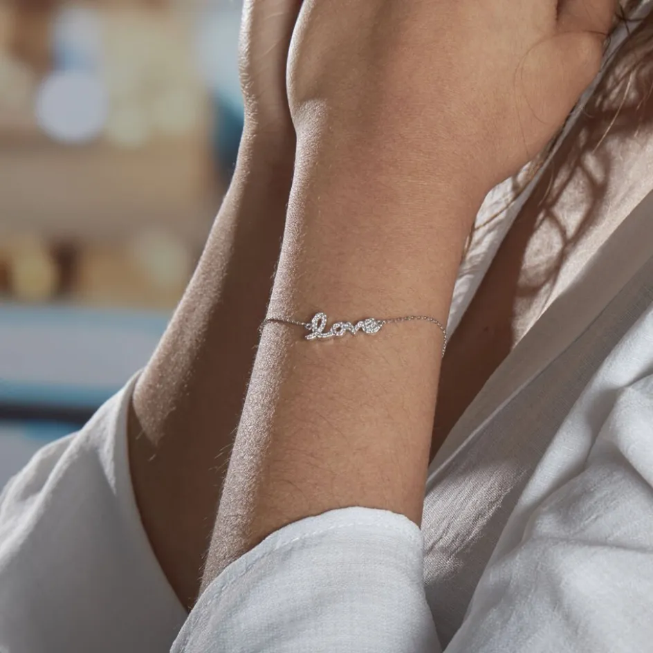 Sale Histoire d'Or Bracelet Argent Blanc Elly Oxyde De Zirconium