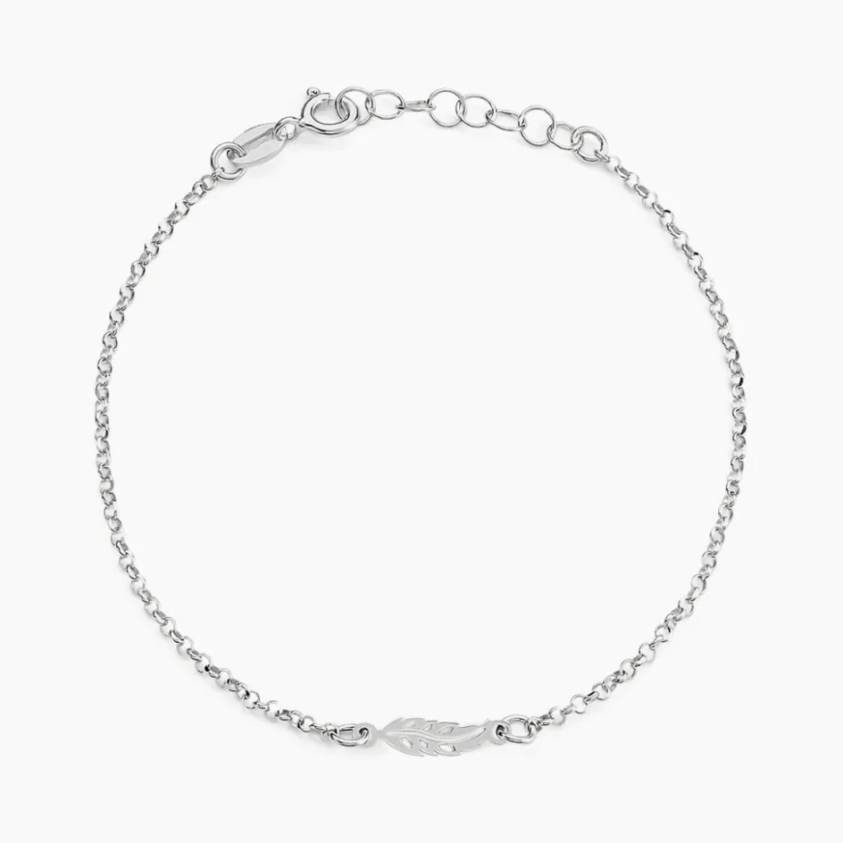 Outlet Histoire d'Or Bracelet Argent Blanc Maic