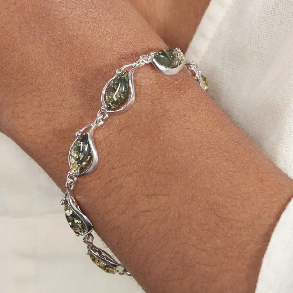 Best Histoire d'Or Bracelet Argent Blanc Marie-pauline Ambre