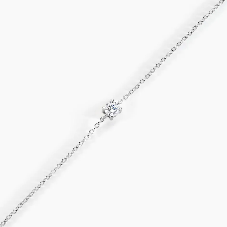 Histoire d'Or Bracelet Argent Lylwenn Oxydes De Zirconium argent blanc oxyde