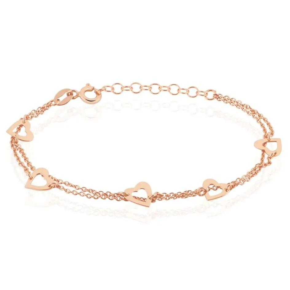 Discount Histoire d'Or Bracelet Suzy argent rose