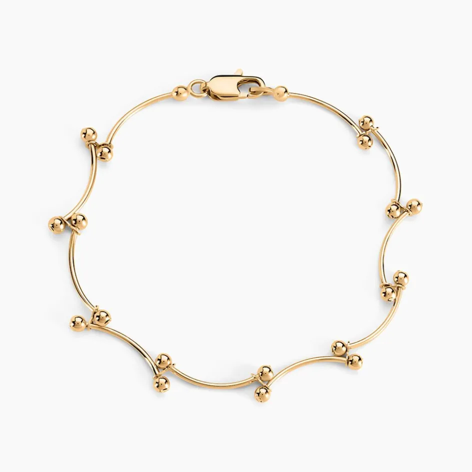 Outlet Histoire d'Or Bracelet Assma Plaqué Or Jaune