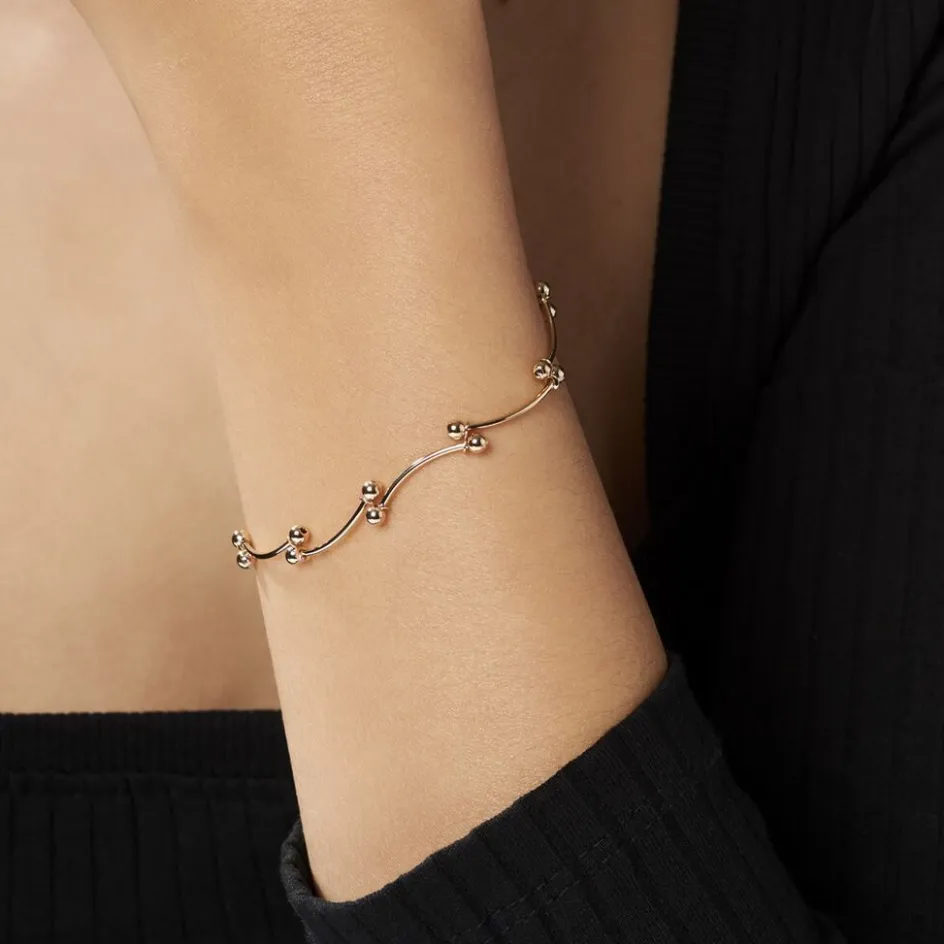 Outlet Histoire d'Or Bracelet Assma Plaqué Or Jaune