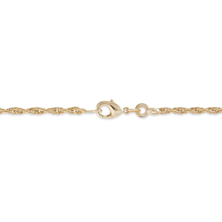 Outlet Histoire d'Or Bracelet Azelys Maille Corde Plaqué Or Jaune