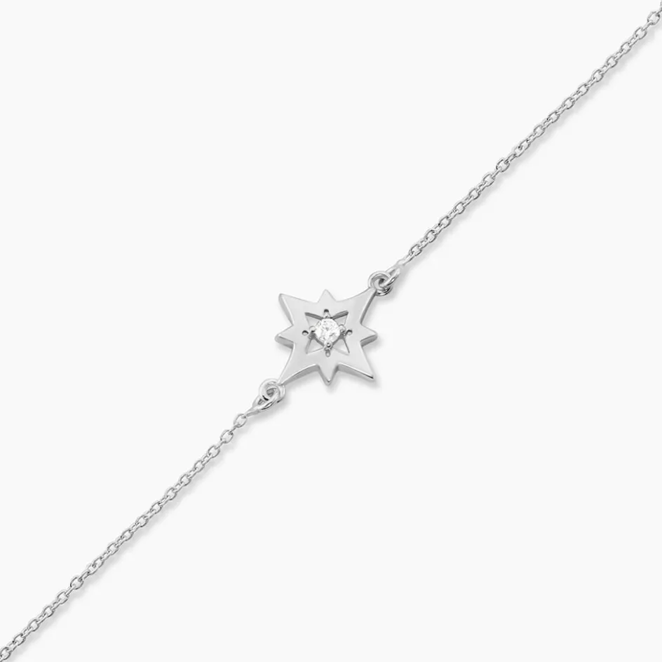 Outlet Histoire d'Or Bracelet Beverlie Argent Blanc Oxyde De Zirconium