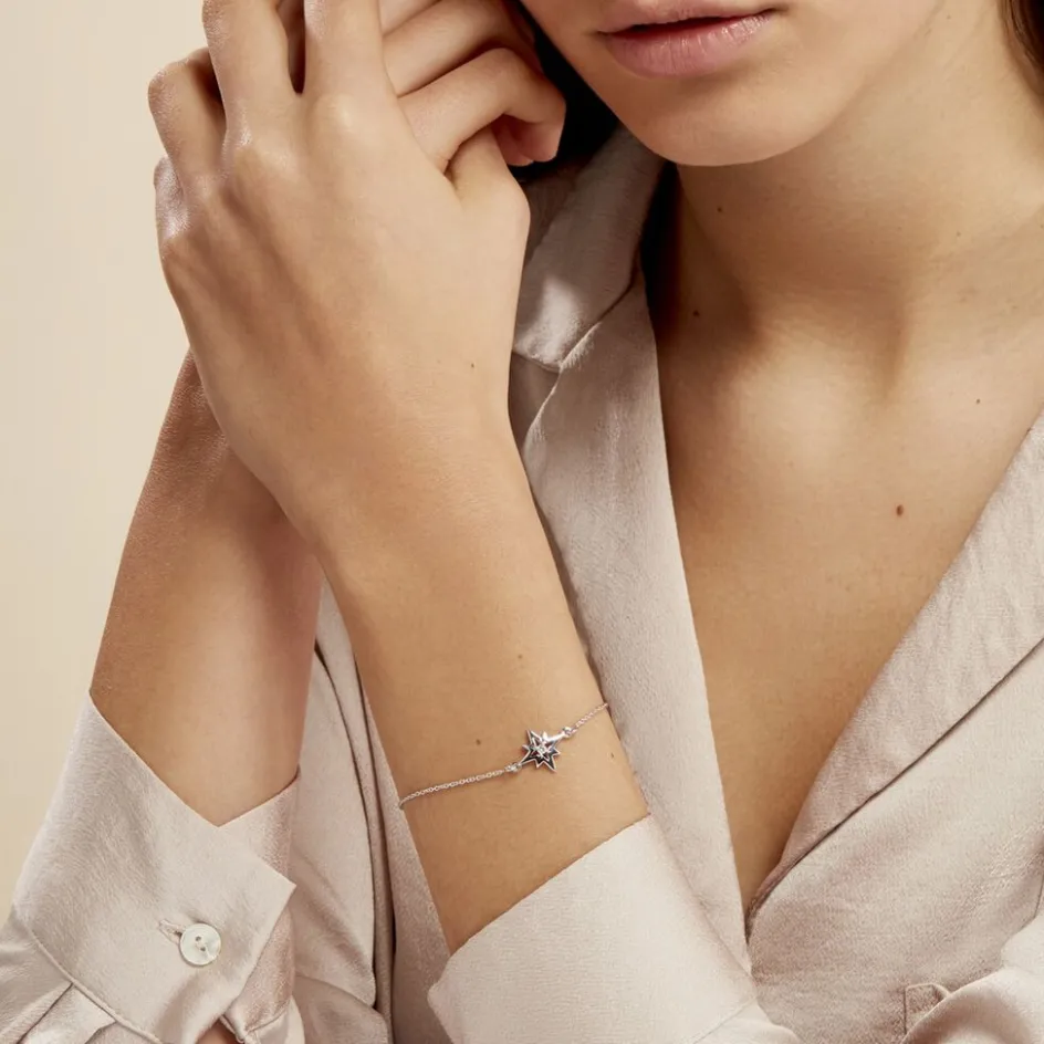 Outlet Histoire d'Or Bracelet Beverlie Argent Blanc Oxyde De Zirconium