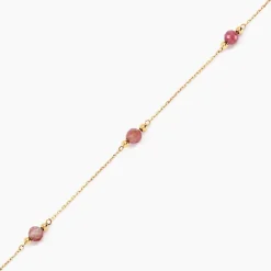 Sale Histoire d'Or Bracelet Billy Or Jaune Tourmaline or jaune tourmaline rose
