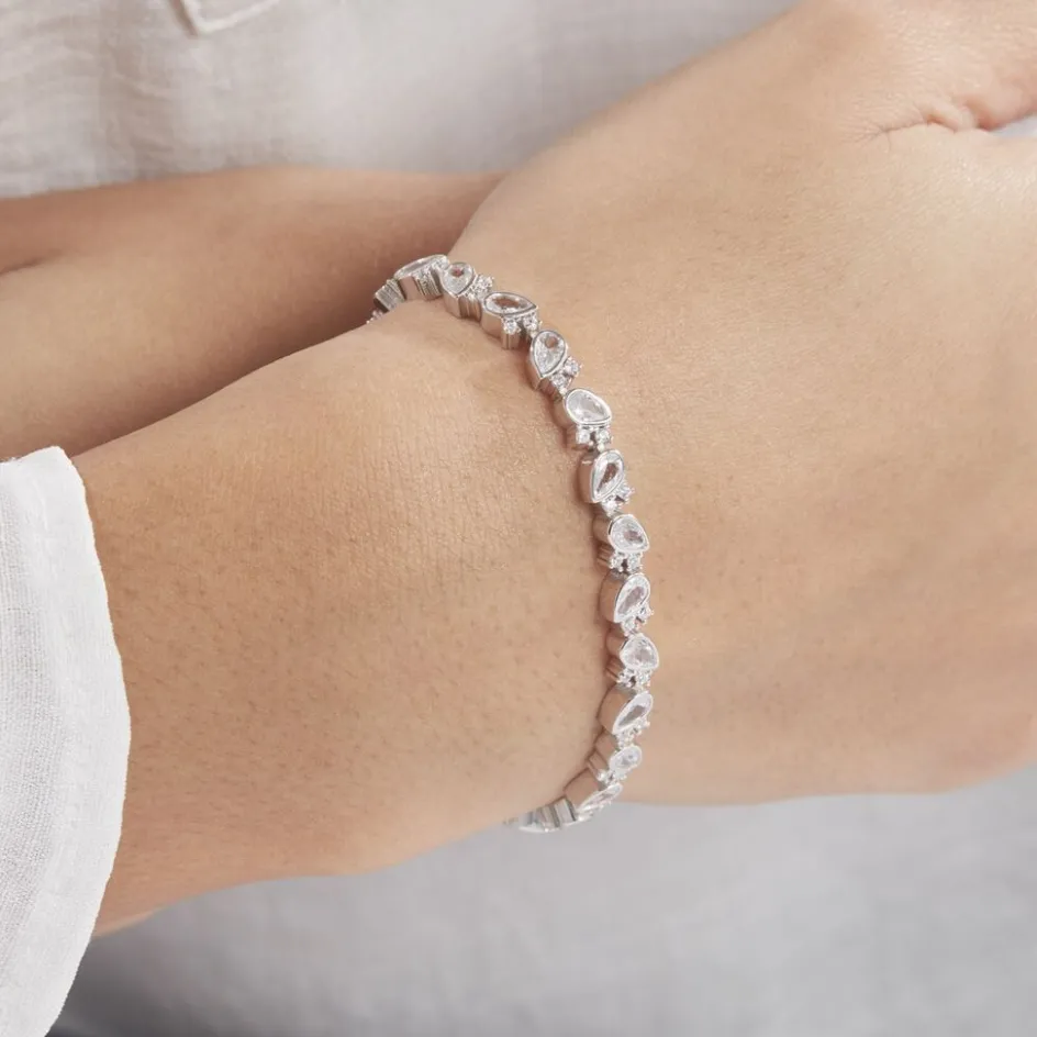 Best Histoire d'Or Bracelet Brogan Argent Blanc Oxyde De Zirconium