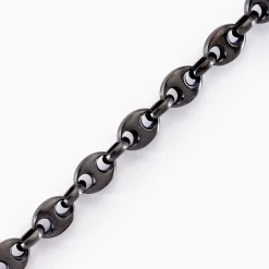 Outlet Histoire d'Or Bracelet Cadia Antique Acier Noir