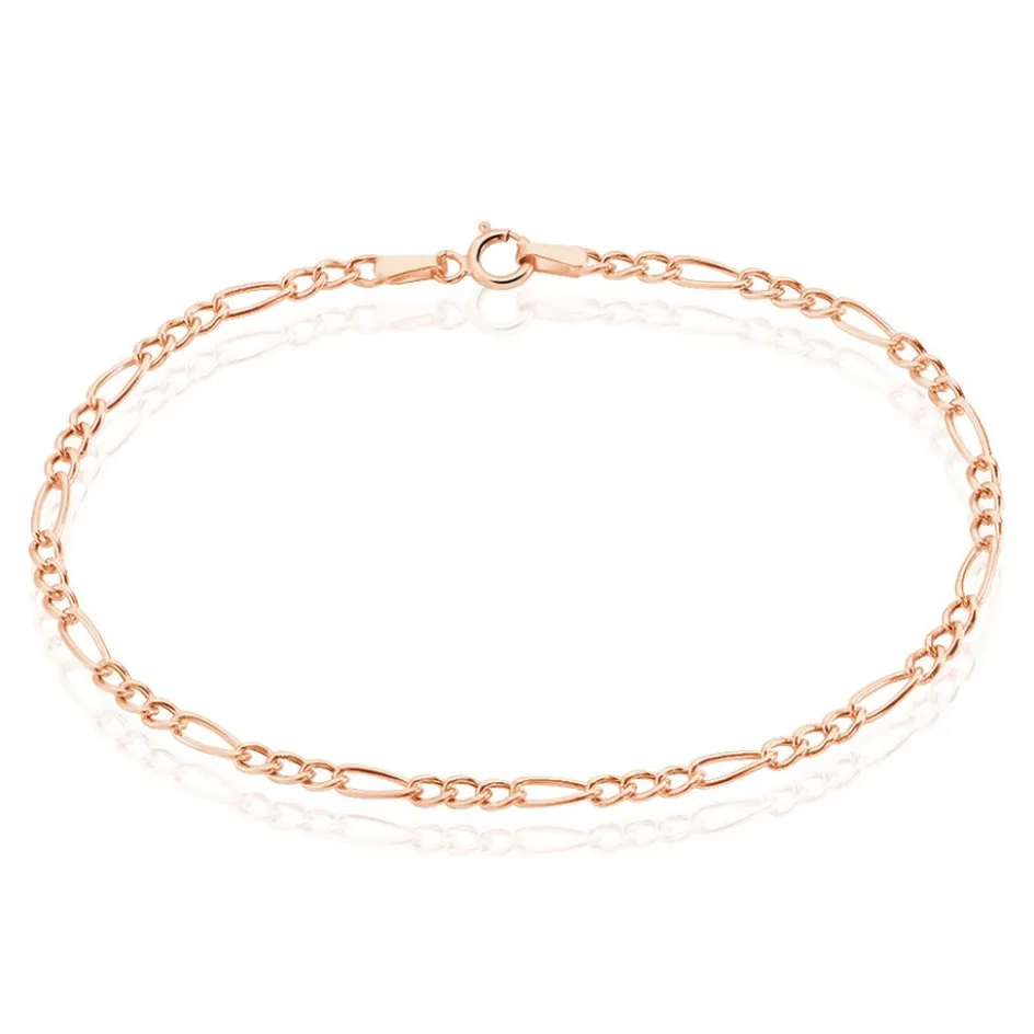 Discount Histoire d'Or Bracelet Cameo Maille Alternee 1/3 or rose