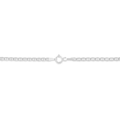 Discount Histoire d'Or Bracelet Capucin Maille Marine Plate or blanc