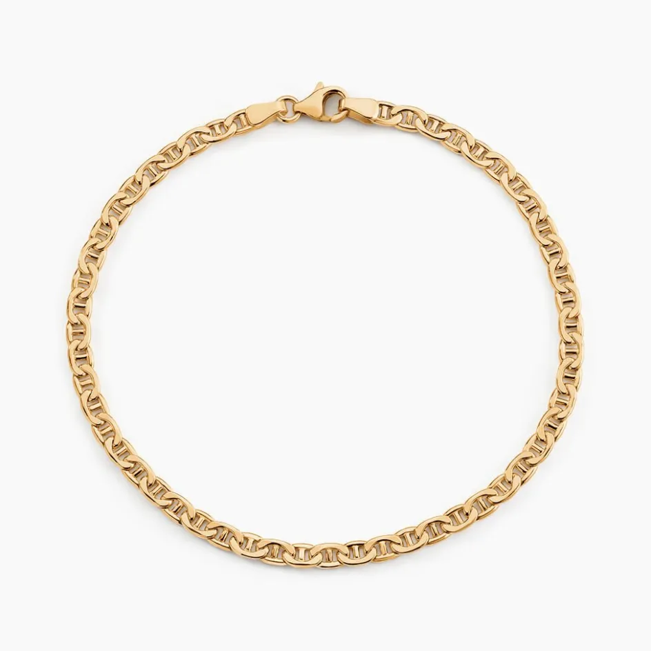 Best Histoire d'Or Bracelet Capucin Maille Marine Plate or jaune