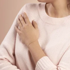 Discount Histoire d'Or Bracelet Capucin Maille Marine Plate or jaune