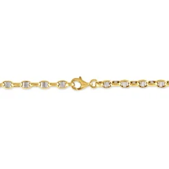 Sale Histoire d'Or Bracelet Carlo Or Bicolore Maille Marine Ronde