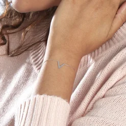 Histoire d'Or Bracelet Celene or blanc