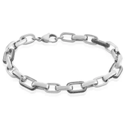 Sale Histoire d'Or Bracelet Cesare Acier Blanc