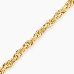 Histoire d'Or Bracelet Chaine Epaisse Acier Dore Dusty acier doré