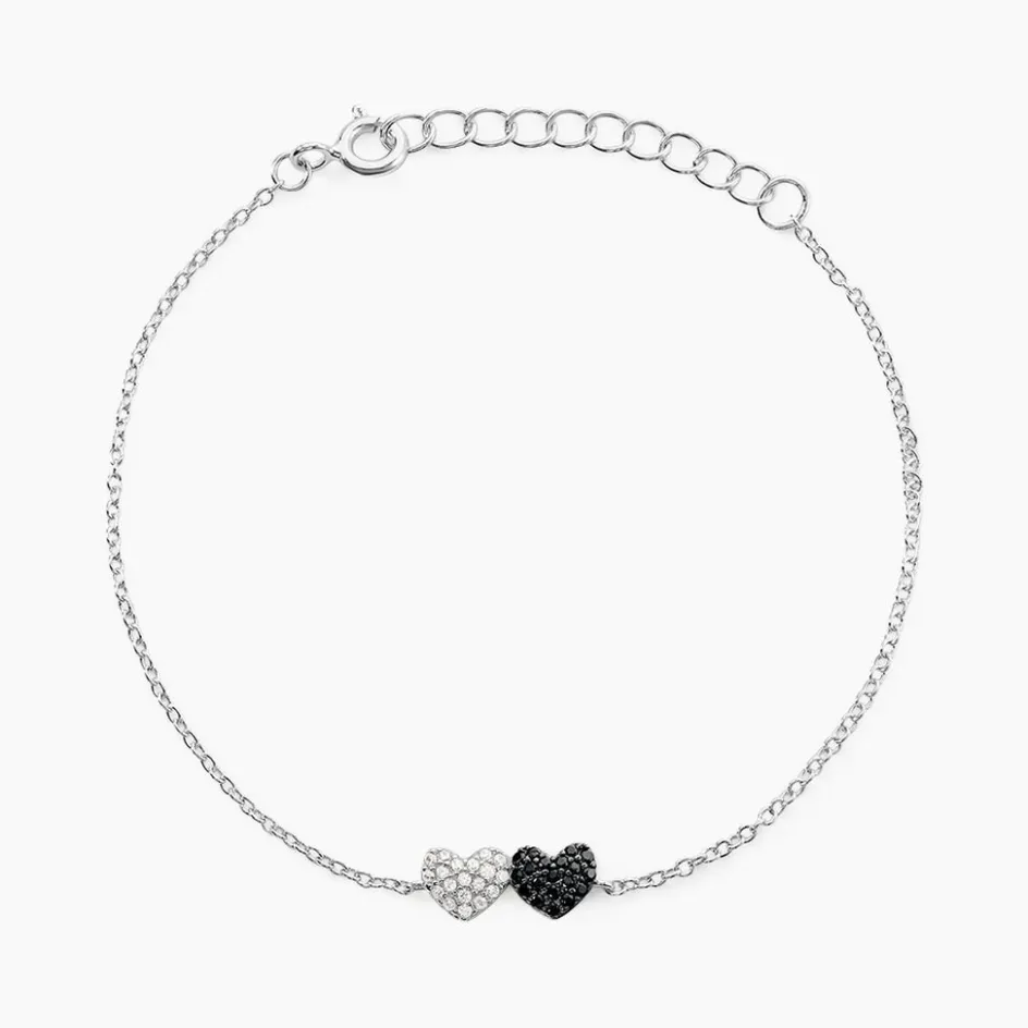 Best Histoire d'Or Bracelet Clementine Argent Blanc Oxyde De Zirconium