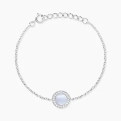 Histoire d'Or Bracelet Court Argent Blanc Nawala Oxyde De Zirconium* Bracelets|Bracelets Fantaisie
