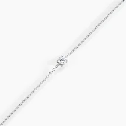 Discount Histoire d'Or Bracelet Court Argent Blanc Lylwenn Oxyde De Zirconium argent blanc oxyde