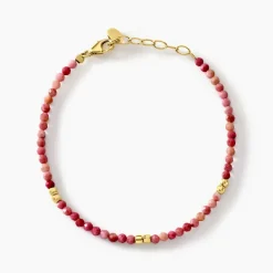 Best Histoire d'Or Bracelet Cyclades Argent Jaune Rhodonite argent jaune rhodonite rose