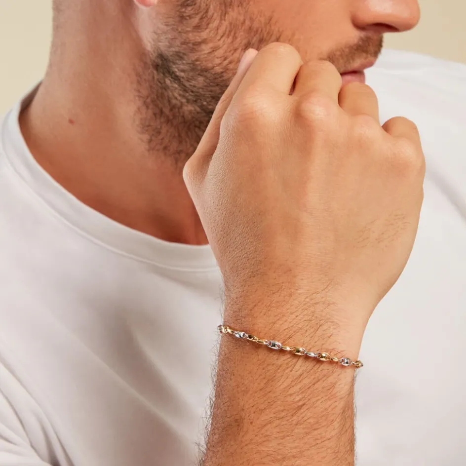 Best Histoire d'Or Bracelet Dami Or Bicolore