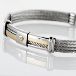 JOURDAN Bracelet Davilia Or Acier Bicolore* Bracelets