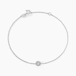 Outlet Histoire d'Or Bracelet Domitia Or Blanc Diamant
